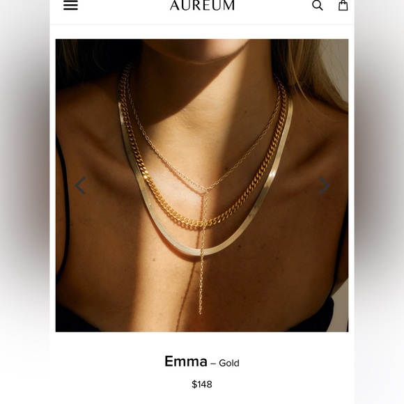 Aureum Emma gold Necklace - Picture 3 of 7